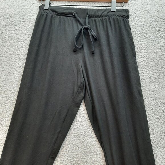 Tahari Womens Relaxed Fit Elastic Waistband Drawstring Jogger Black Size Small - Picture 4 of 9